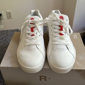 Women’s On The Roger Advantage | W US 8.5 | EU 40 | White/Spice | New with Box